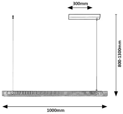 Rabalux 72214 - LED Luster na lanku CITAL LED/36W/230V 3000K