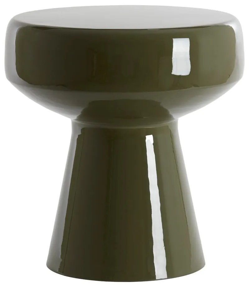 Kovový okrúhly odkladací stolík ø 38 cm Dakwa – Light & Living