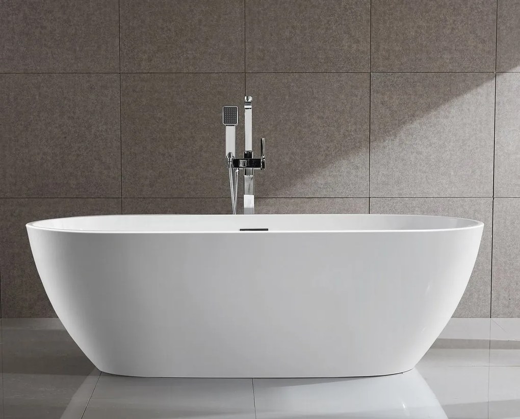Aqualine Aqualine, DOURO voľne stojaca vaňa 180x80cm, biela, E1880
