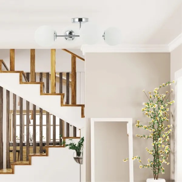 Prisadený luster MADDIE 4xE14/5W/230V lesklý chróm