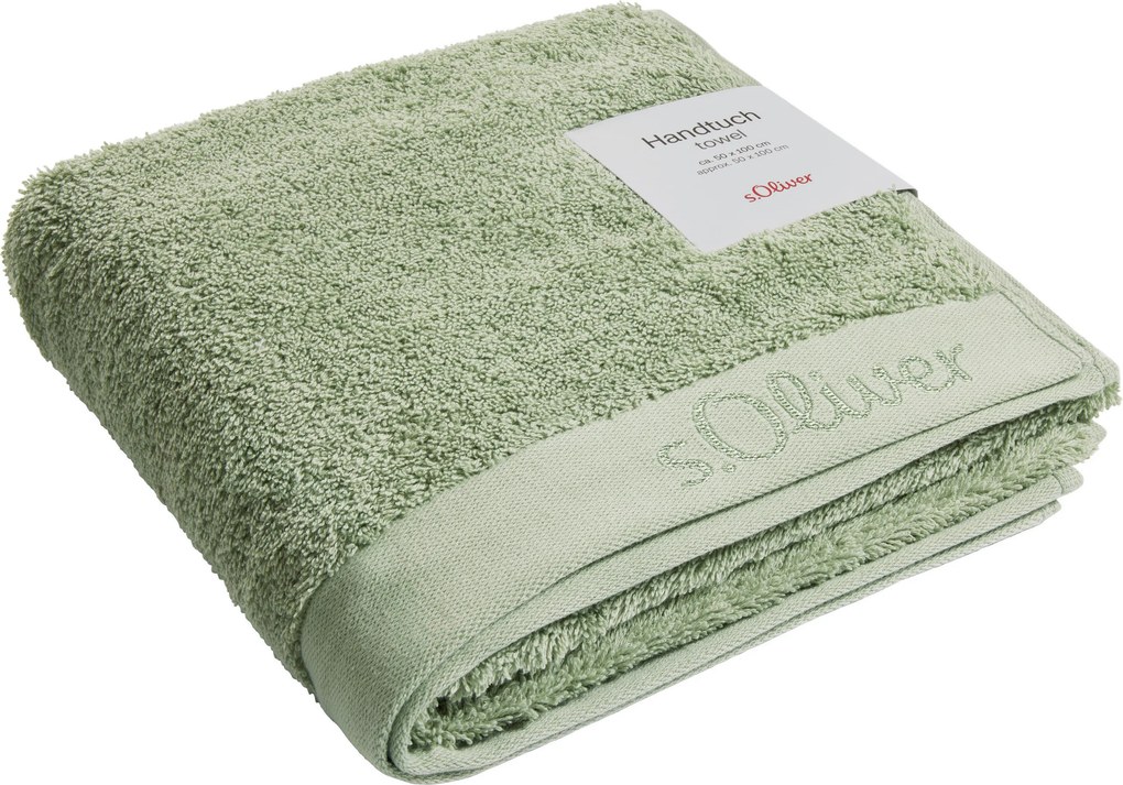 XXXLutz UTERÁK NA RUKY, 50/100 cm, svetlozelená S. Oliver - Kúpeľňový textil - 003252017009