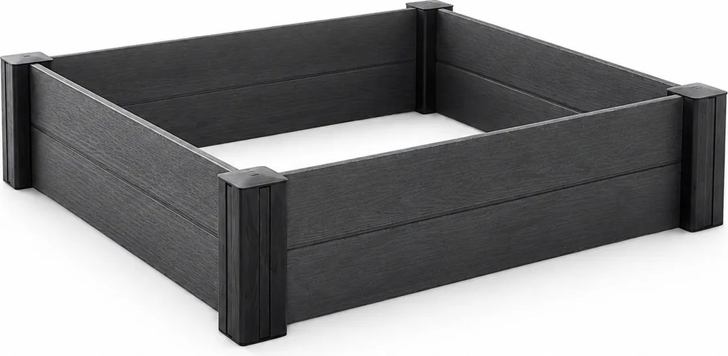 Curver Vyvýšený záhon – Vista Modular 121,5 x 121,5 x 27 cm, sivý
