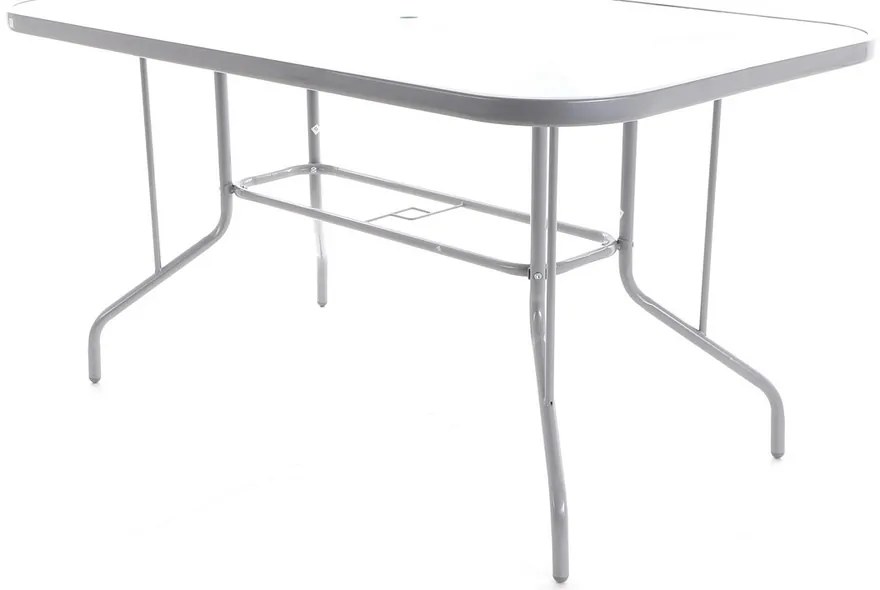 Záhradná stolová zostava Kano - 6 miest, sivá