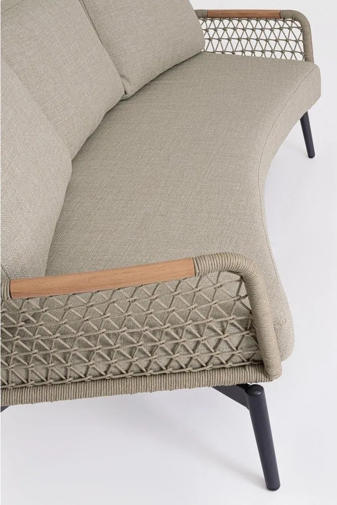 Svetlohnedá záhradná pohovka z masívu akácie Eulero – Bizzotto