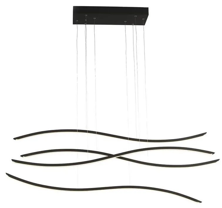 Azzardo AZ2912 - LED Stmievateľný luster na lanku WAVES 4xLED/70W/230V