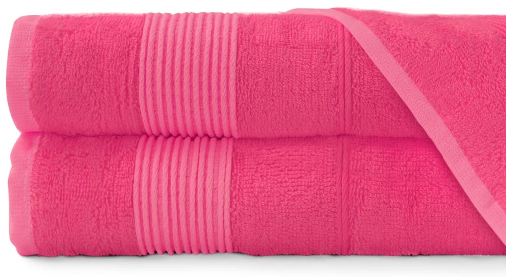 BAMBUSOVÝ UTERÁK BAMBOO 70X140 CM RUŽOVÁ