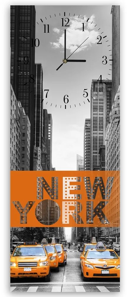 Gario Hodiny na stenu New York Rozmery: 25 x 65 cm