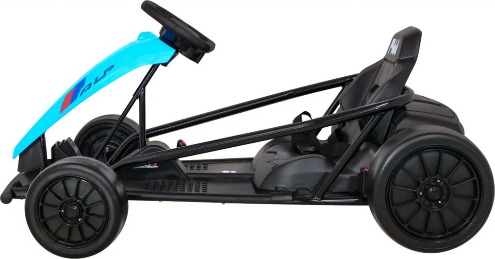 Ramiz Detská motokára na batérie FX1 Drift Master Modrá + funkcia Drift + kolesá EVA