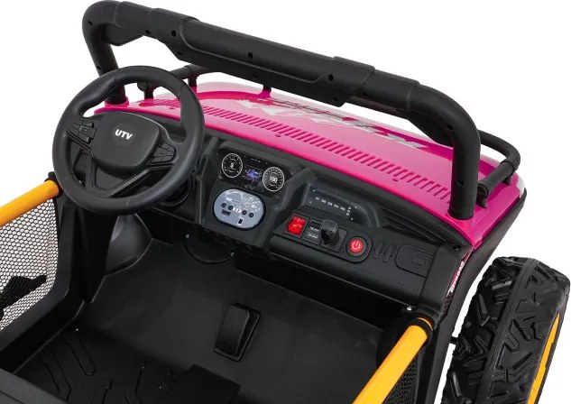 Elektrické autíčko Buggy UTV SPEED ružové