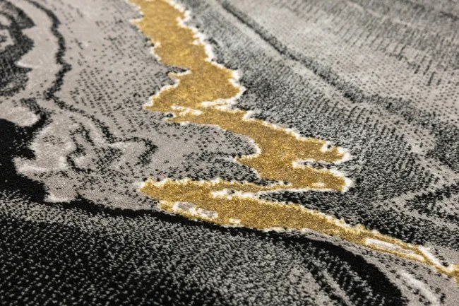 Koberec Kashmir KR287S sivý / čierny