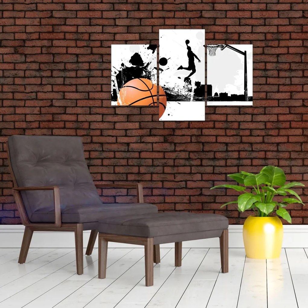 Obraz - Hráč basketbalu (90x60 cm)