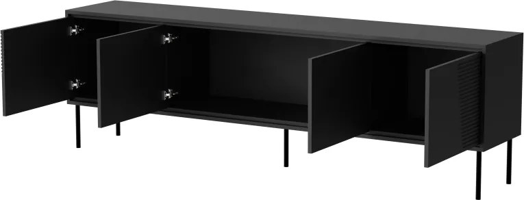 TV stolík ABI 200 cm čierny