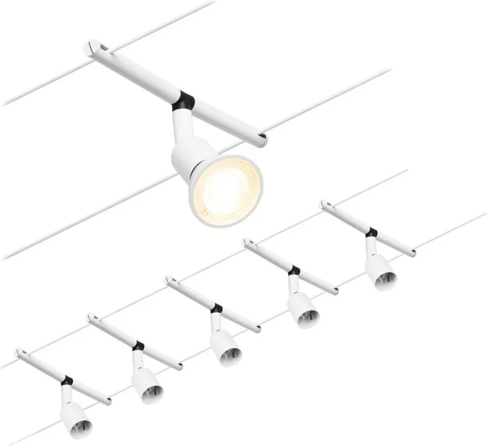Paulmann 94458 - SADA 5xGU5,3/10W Bodové svietidlo SALT 230V biela W3834
