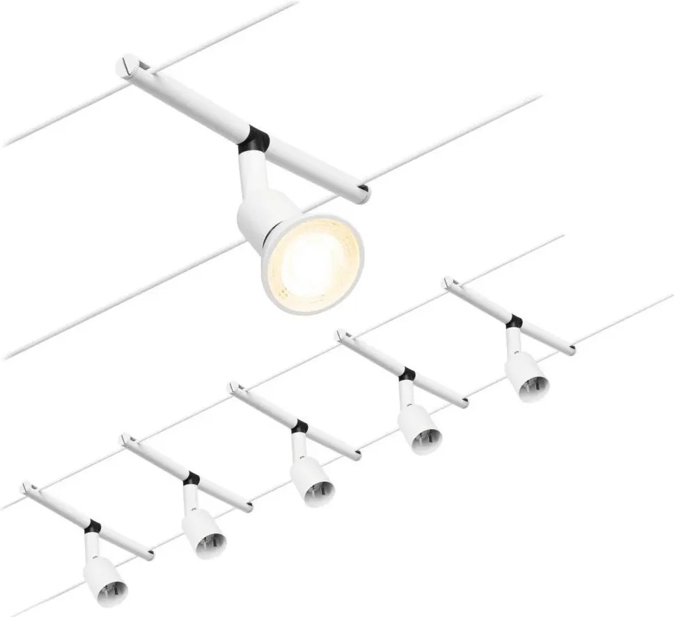 Paulmann 94458 - SADA 5xGU5,3/10W Bodové svietidlo SALT 230V biela