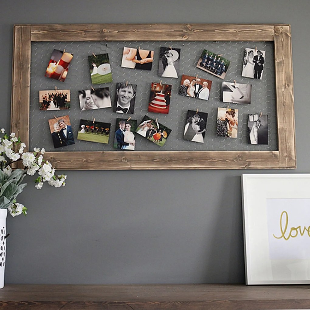 Nástenný rámik na fotografie Woody masívne drevo