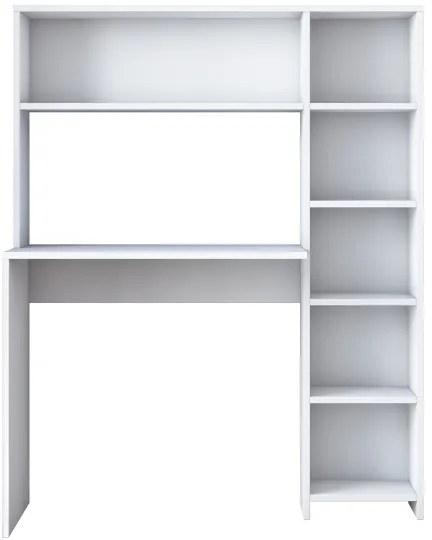 Pracovný stôl s policou RANI 113,2x141,8 cm biela