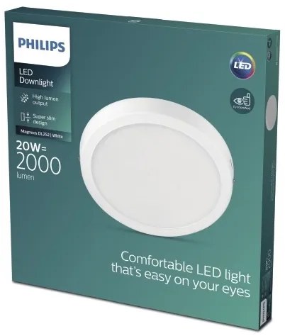 Philips - LED Stropné svietidlo MAGNEOS LED/20W/230V 2700K biela