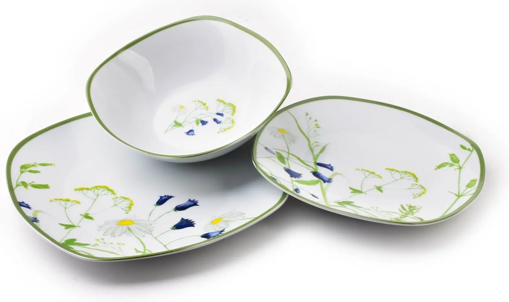 Porcelánová jedálenská súprava Lea Soft sada 18ks