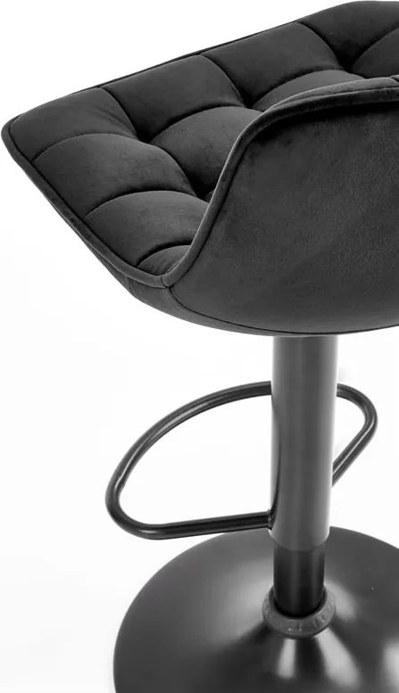 Barová stolička Hertha (čierna). Vlastná spoľahlivá doprava až k Vám domov. 1039569