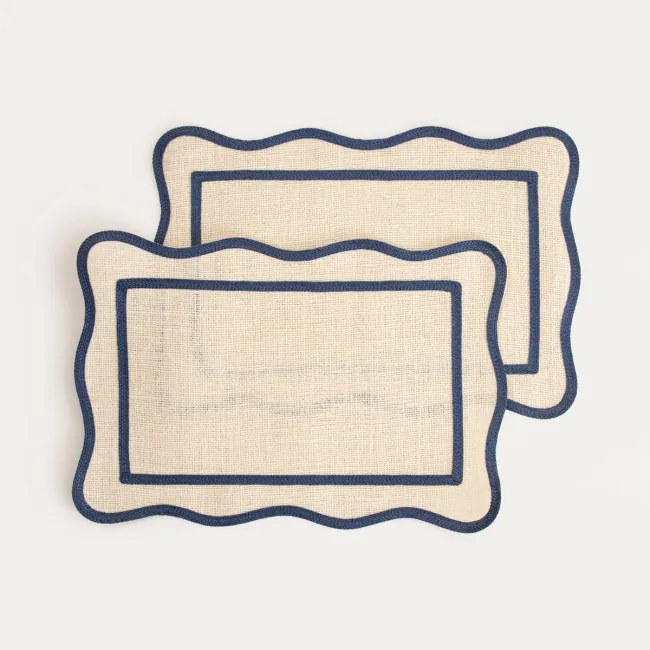 Podložka pod tanier VIENTO modrá  775659 (2 ks)