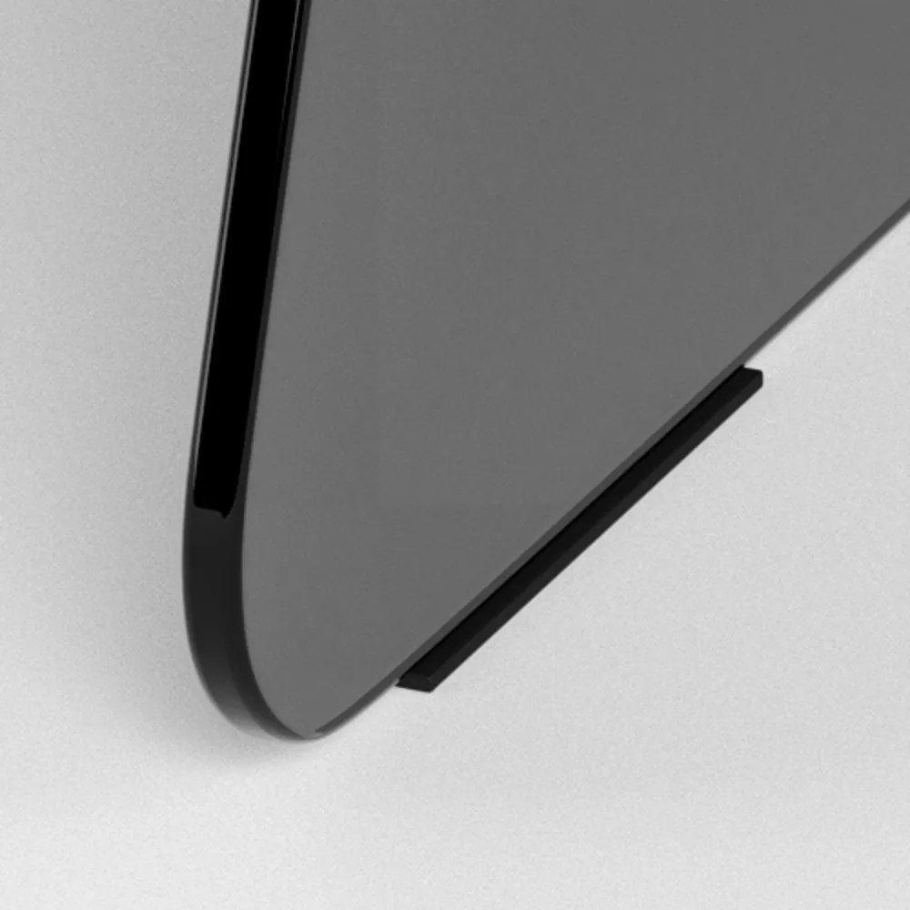 Sivý sklenený okrúhly konferenčný stolík ø 80 cm Samos – Actona