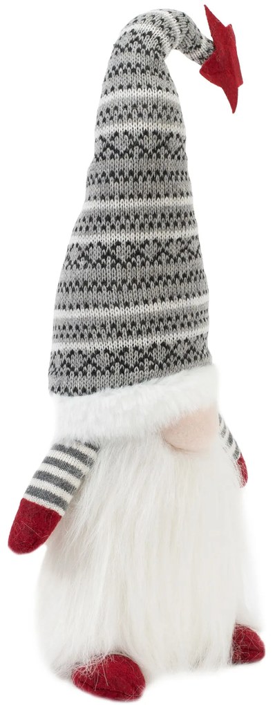 Tutumi Tutumi, vianočný trpaslík 50cm 22630, šedá-biela-červená, CHR-09912