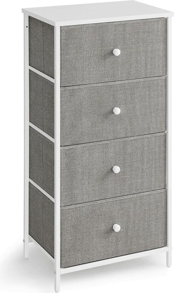 Komoda látková AUK-E1031 Farba: Sivá
