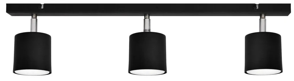 Bodové svietidlo PUNTA 3xGX53/10W/230V čierna