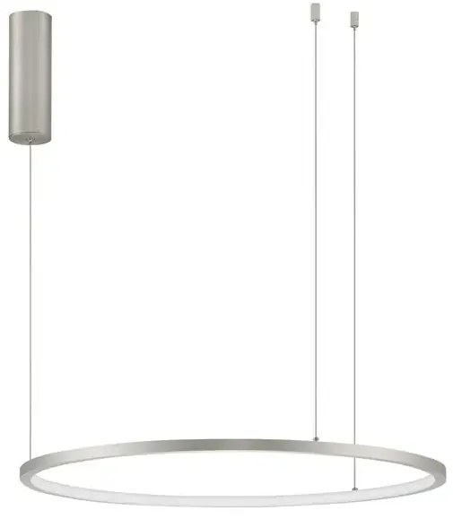 LED luster Tarquin 60 Strieborná