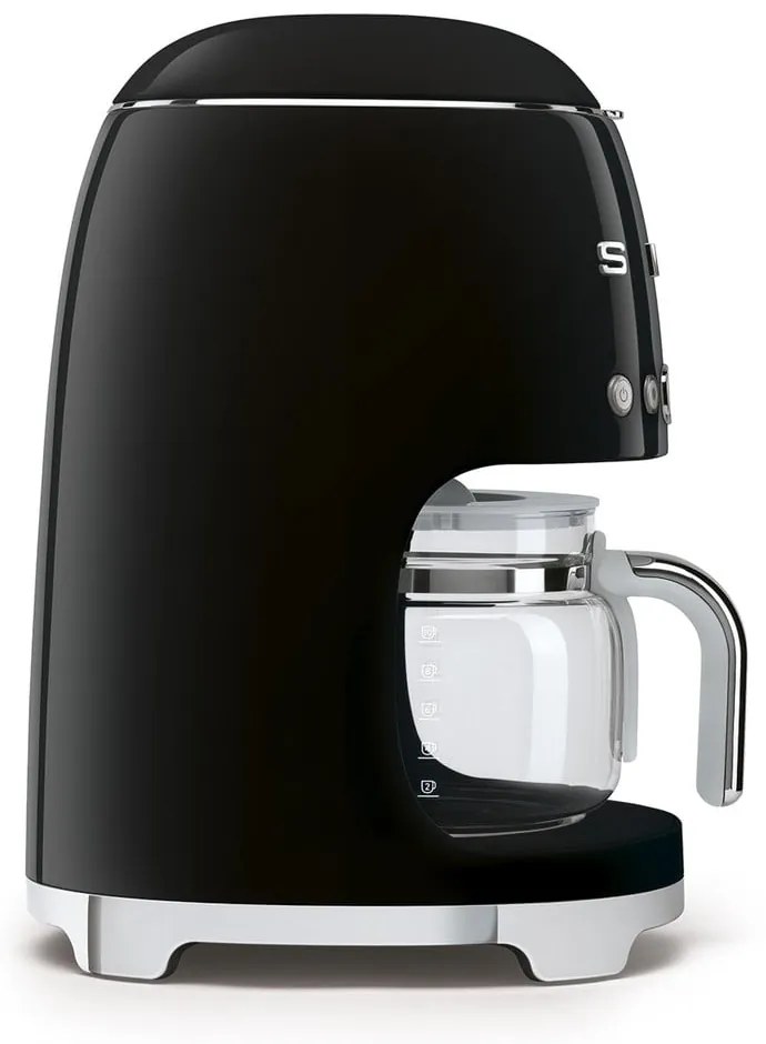 Čierny kávovar na filtrovanú kávu 50's Retro Style - SMEG