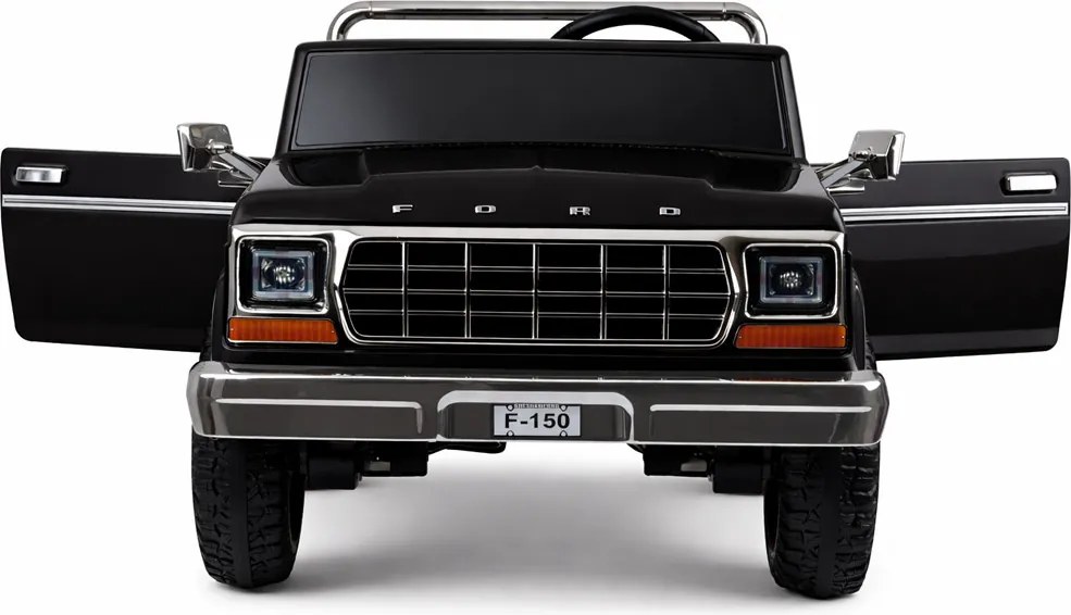 JOKOMISIADA Dvojmiestne autíčko na batérie – klasický Ford Bronco Pickup PA0338 čierne