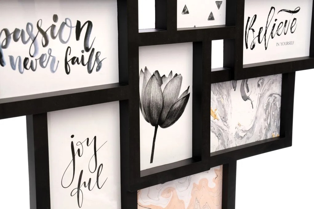 Fotorámik EVITA 10 fotografií čierny