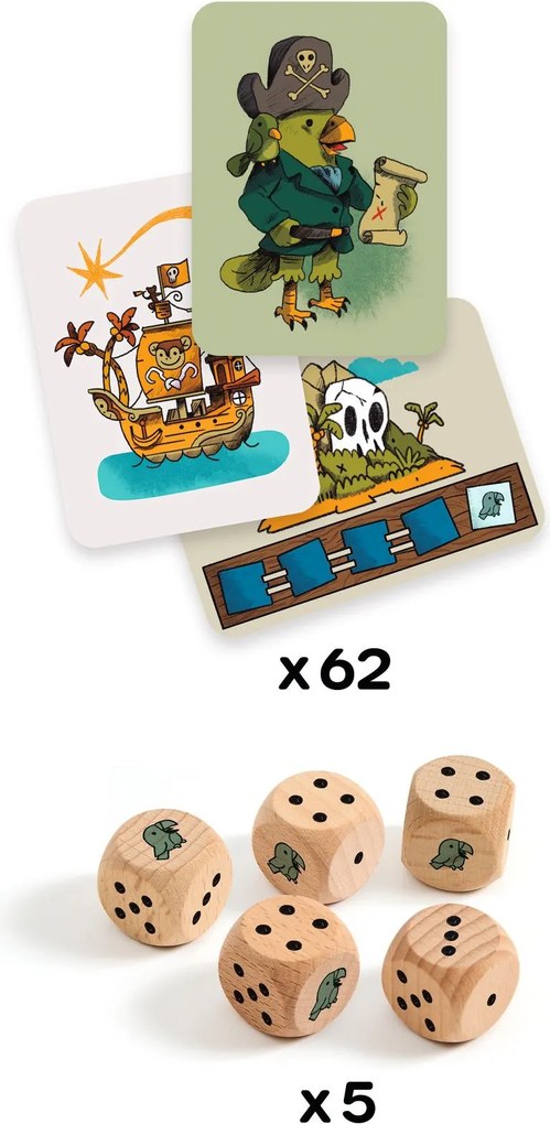 Pirátsky poklad – kocková hra