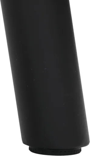 Jedálenský stôl 180x90 cm HT-T1818 WAL orech / čierne nohy