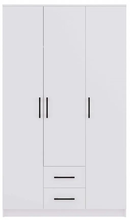 Šatní skříň Romana 120 cm bílá