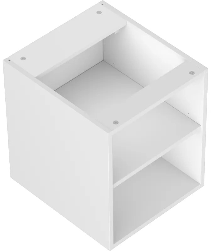 Mexen Box-A, otvorená skrinka s policou 40 cm, biela matná, 91AX2-0400-470-0-01