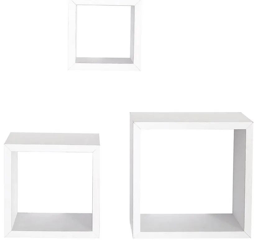 Závesné police 3 ks PD11036 biela