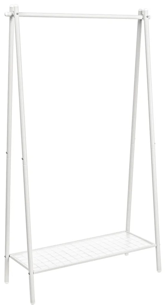 Vešiak na šaty Loft 153 cm biely