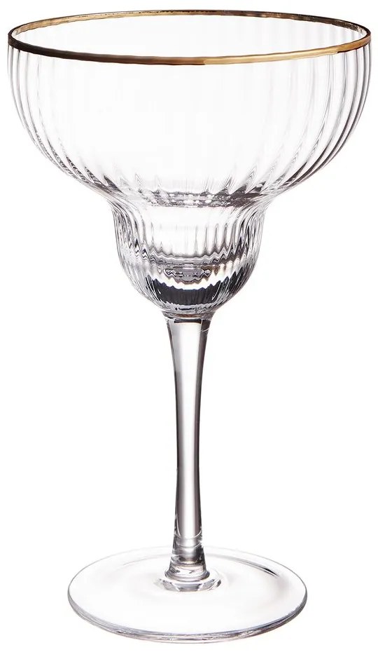 GOLDEN TWENTIES Pohár na Cosmopolitan so zlatým okrajom 350 ml