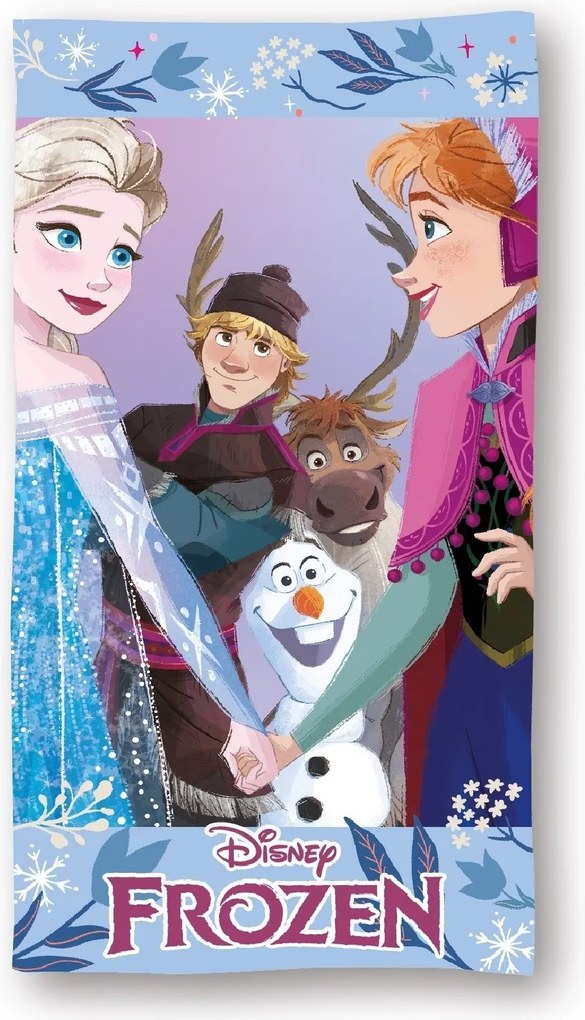 Detská bavlnená osuška Robin Frozen 70x140 cm viacfarebná