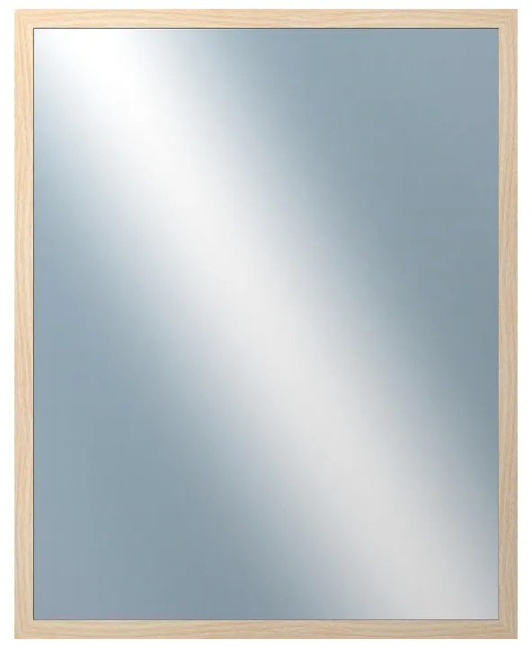 DANTIK - Zrkadlo v rámu, rozmer s rámom 40x50 cm z lišty KASSETTE dub bielený (2865)