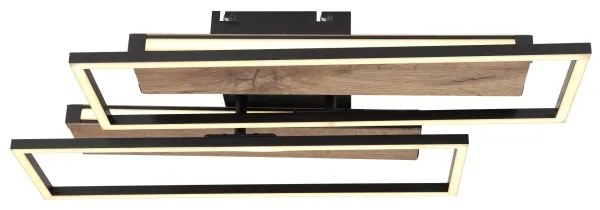 Globo 67299D1 - LED Stropné svietidlo COLLI LED/48W/230V hnedá/čierna