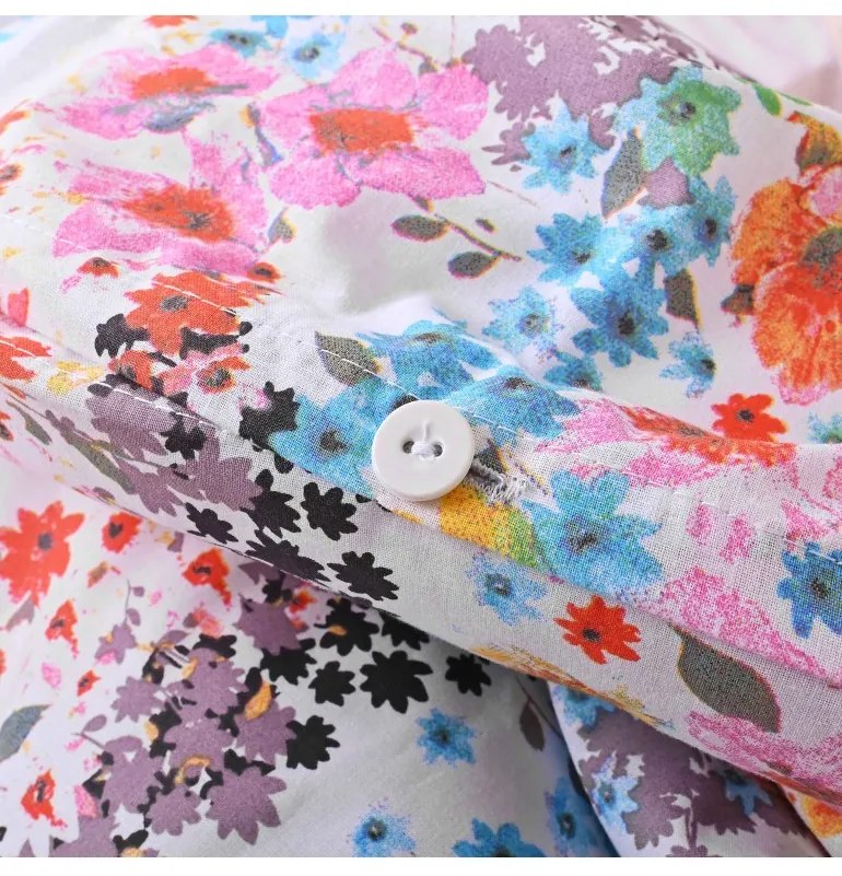 Obliečky bavlnené Spring EMI, Francúzsky set1 200x220 + 2x (70x90)