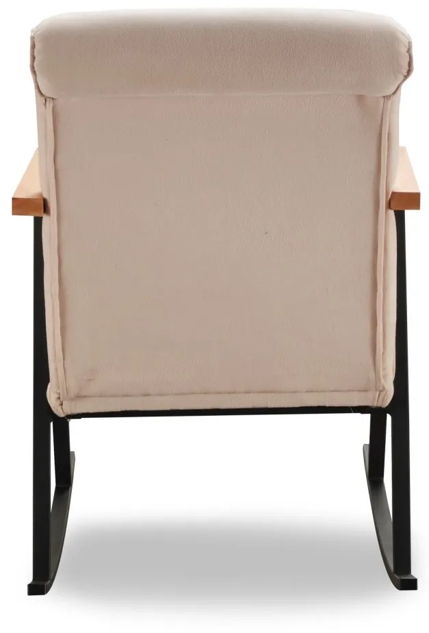 Hojdacie kreslo YOKA 55 cm krémové