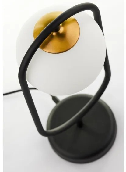 Jupiter 2044 - Stolná lampa IGON 1xE14/40W/230V čierna