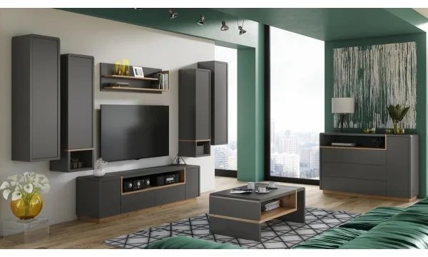 Skrinka FRED antracit