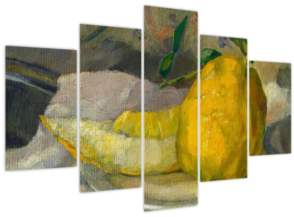 Obraz - French 19th Century, Melon and Lemon, reprodukcia (150x105 cm)