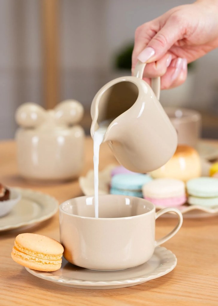 Čajový/kávový set Sofia Beige