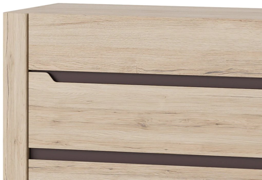 Komoda Desjo 11 110 cm dub San Remo
