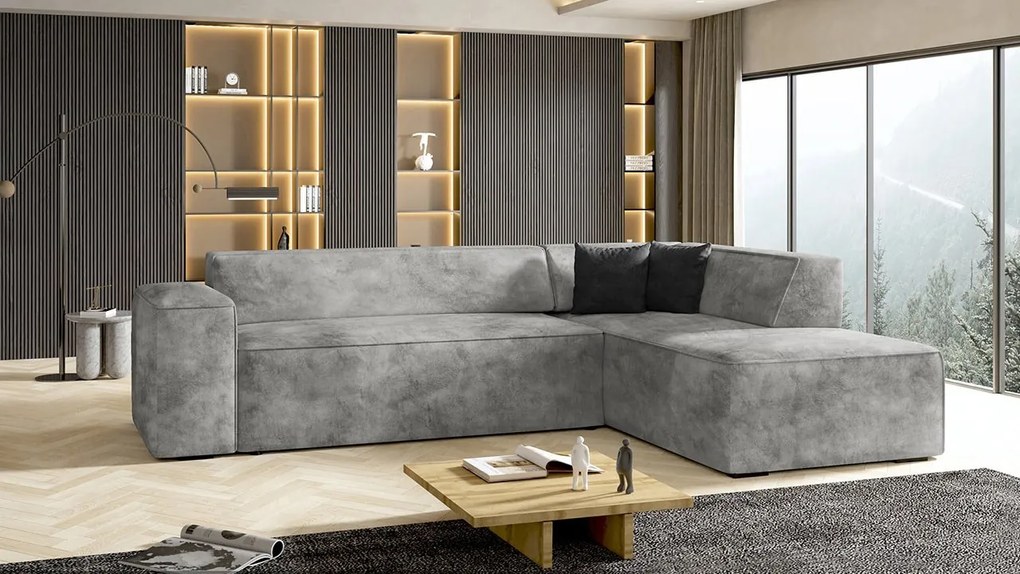 Rohová sedačka Ardisia Premium, Dostupné poťahy: Miu 2034 + Miu 2034 + Miu 2041, Strana: pravá